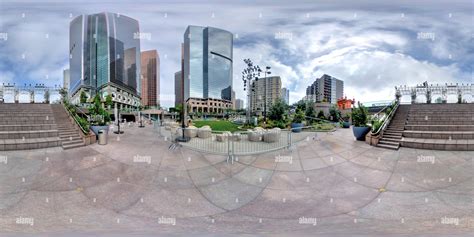 360° View Of Hdr 360 Panorama Dtla 43 California Plaza Alamy