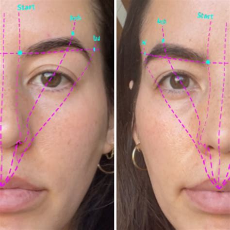 I Tried Tiktoks Brow Mapping Filter Hack See The Photos Popsugar Beauty