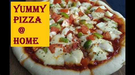 Pizza Recipe Home Made Pizza Without Oven Youtube