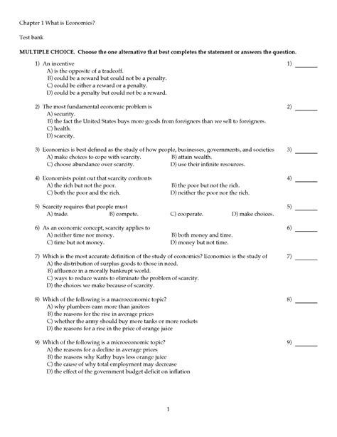 20 Which Of The Following Is A Macroeconomics Question