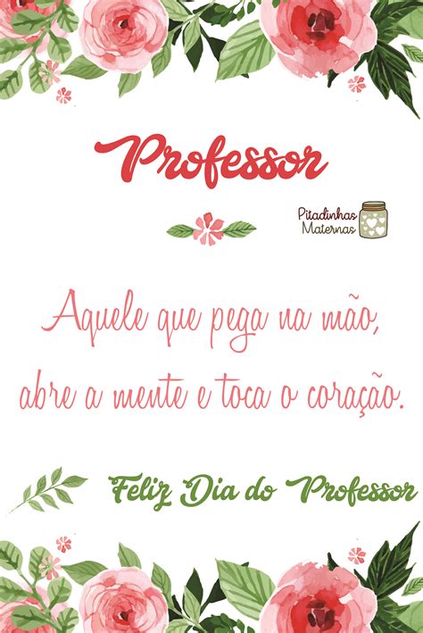 Mensagem Para O Dia Dos Professores Para Imprimir FDPLEARN