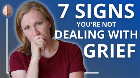 7 Signs Youre Not Dealing With Your Grief And Loss Therapy In A Nutshell