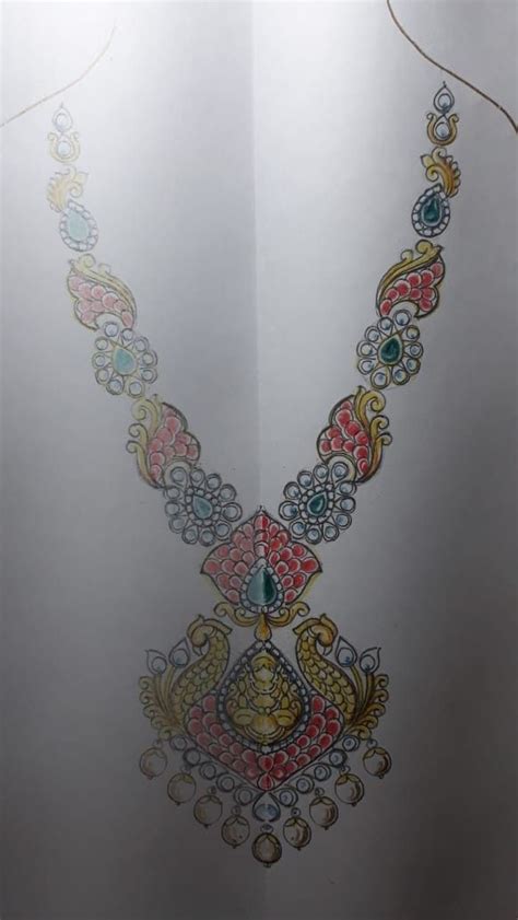 Pin By Harsha Ghiya On Varalakshmi Jewelry Design Patterns Jewellery