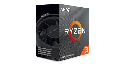 AMD Ryzen 3 4100 (4C/8T, 3.80 GHz, 4MB Cache, 65W) (100-100000510BOX)