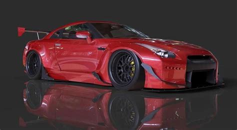 Greddy 09 Nissan Gt R R35 Full Rocket Bunny Wide Body Aero Kit W Wing