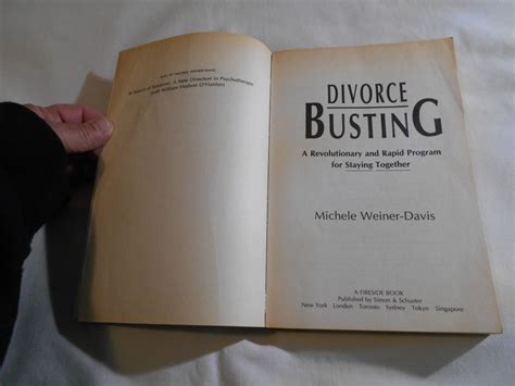 Divorce Busting Approach To Making Your Marriage Loving Again By Michele Weiner Davis 1993 B51