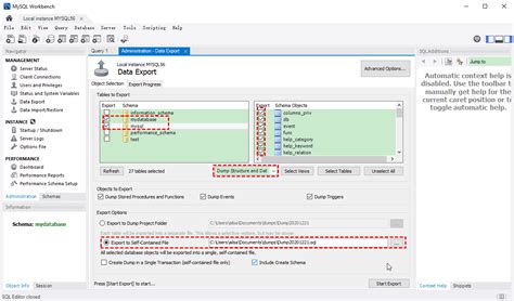 Export Table Data Mysql Database Workbench Foptace