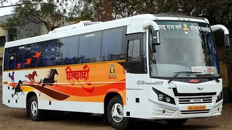 Shivshahi Bus Escapes Unscathed After Accident On Pune Mumbai