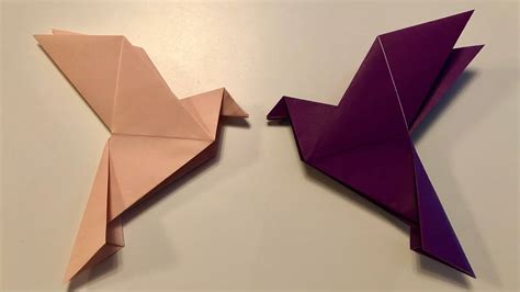 Origami Bird Step By Step Folding Guide Easy Origami Tutorial