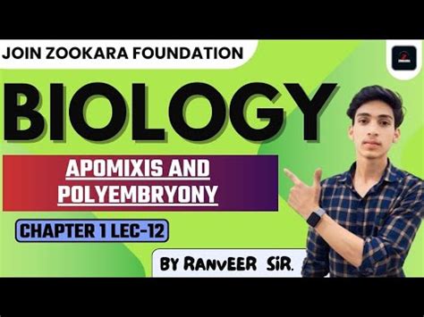 Apomixis And Polyembryony Class Th Biology Chapter Youtube