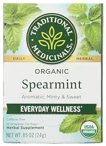 Amazon Traditional Medicinals Organic Spearmint Herbal Tea