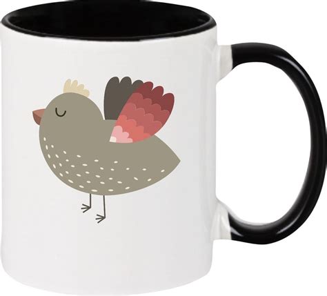 Kleckerliese Kindertasse Teetasse Tasse Motiv Spatz Tiermotive Tiere