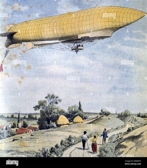 Le Petit Journal Paris 20 September 1908 French Military Airship