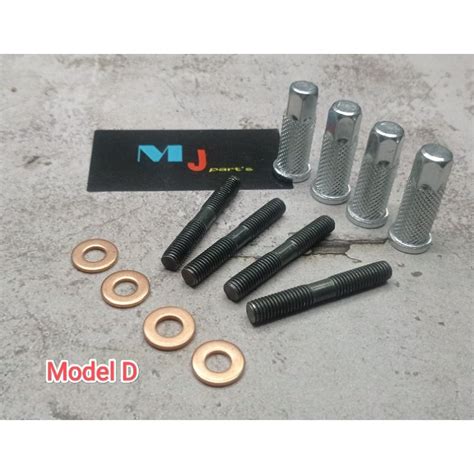 Jual Baut Baud Tanam X Mur Head Nanas Blok Cylinder Head Set Rx