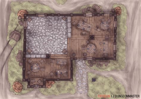 Dnd 5e Tavern Battle Map