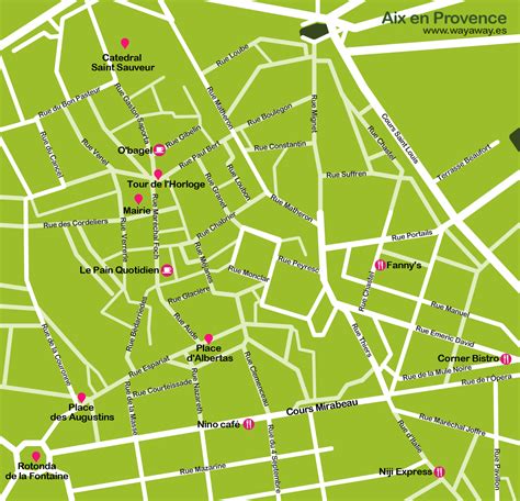 Aix en Provence travel map | Aix en Provence plane