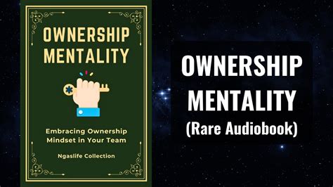 Ownership Mentality Embracing Ownership Mindset In Your Team Audiobook Youtube