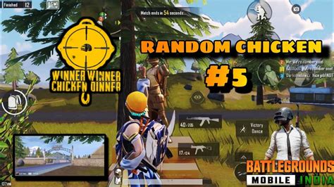 Random Chicken Dinner Part Bgmi Gameplay Bgmi Gameplay