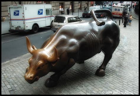 El Toro De Wall Street New York En 1989 Ee Uu Salía De … Flickr