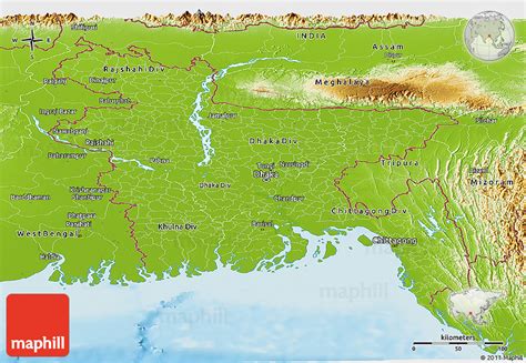 Physical Map Of Bangladesh | Images and Photos finder