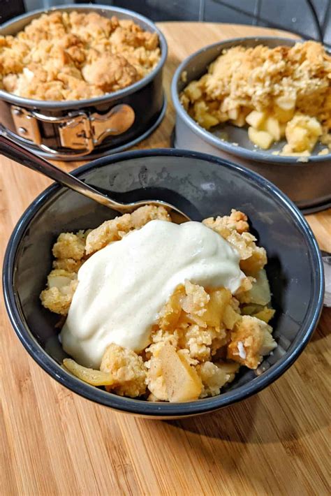 Einfacher Apple Crumble Apfel Streuselkuchen Ohne Boden Instakoch De