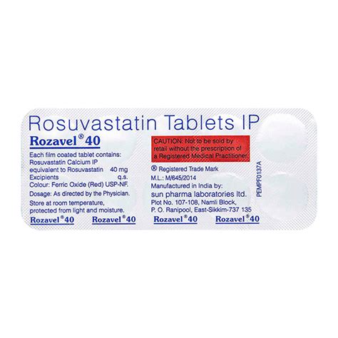 Rozavel 40mg Tablet 10 S Price Uses Side Effects Netmeds