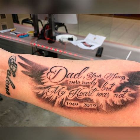 In Memory Of Dad Lena V Ink In 2021 Daddy Tattoos Tattoos Rip Tattoo