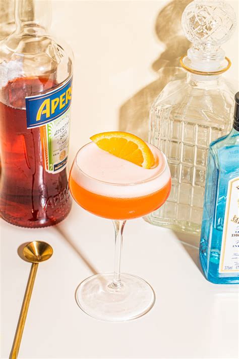 The Perfect Gin Aperol Sour Cocktail - College Housewife