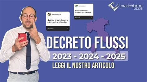 Domanda Decreto Flussi 2023 Pratichiamo Legge