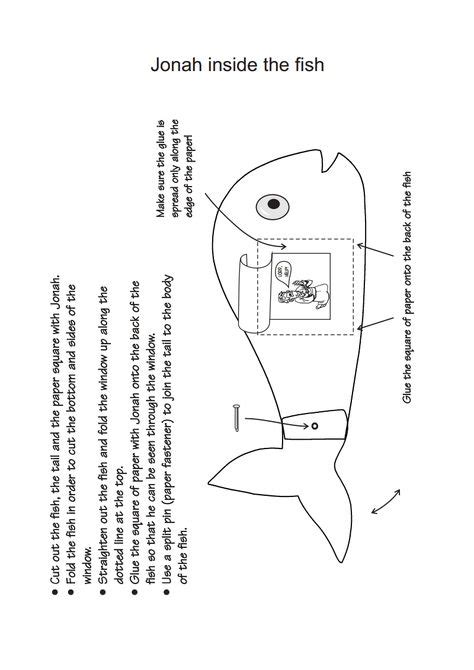 Fish Jonahpdf Vbs Crafts Childrens Church Lessons Activities