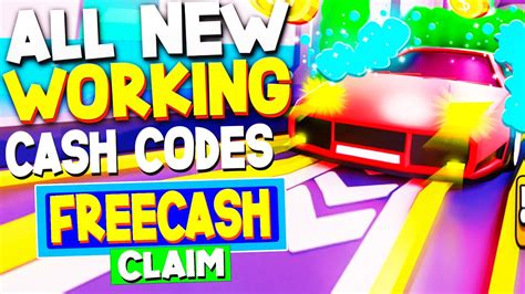 New All Working Codes For Car Wash Tycoon Codes Roblox Youtube