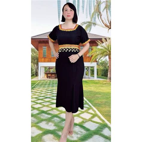 Dress Borneo Bidayuh Mermaid Tating Shopee Malaysia