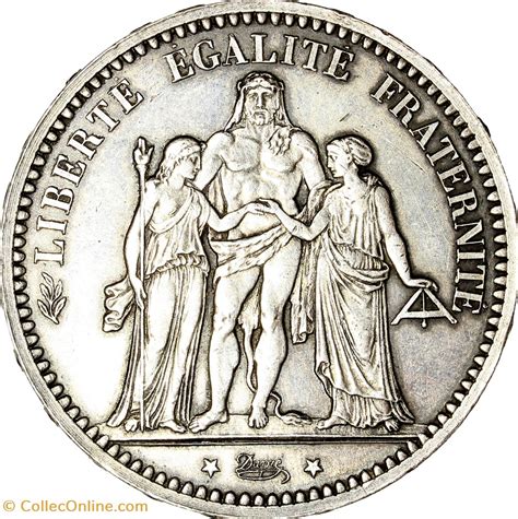 5 Francs Hercule Iiie République 1873 Paris Monnaies Monde