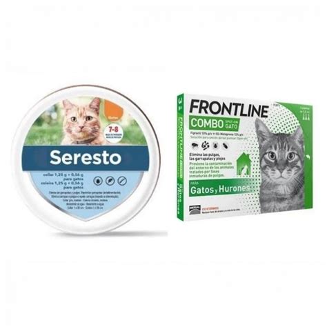 Pack S Per Protecci N Collar Seresto Gato Frontline Spot Combo