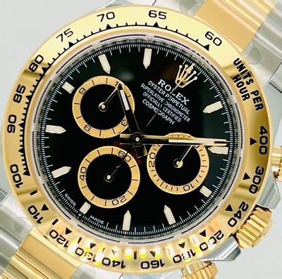 Rolex 126503 Daytona Cosmograph 40mm 18k Yellow Gold Steel Black Dial