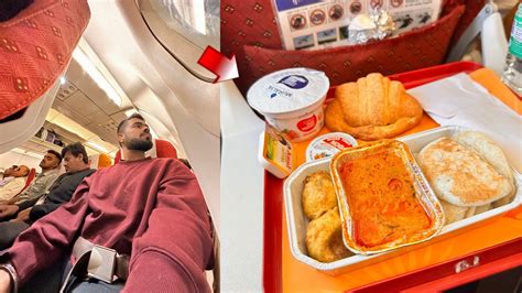 Air India Economy Class Journey With Food And Drinks Trivandrum To