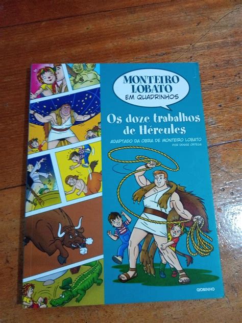 Livro Os Doze Trabalhos De H Rcules Em Quadrinhos Livro Monteiro