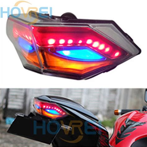 New Motorcycle Led Taillight Turn Signal Lamp Tail Lights For Kawasaki