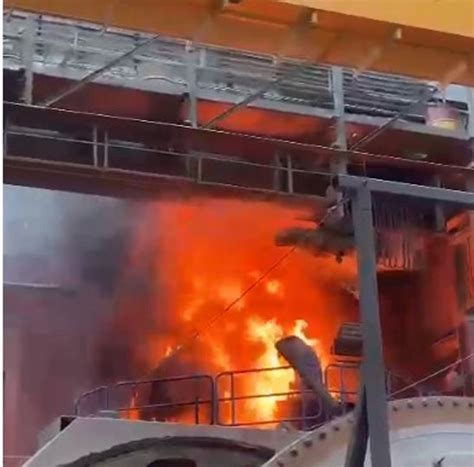 GRAN INCENDIO EN PLANTA CONCENTRADORA DE CODELCO RAJO INCA