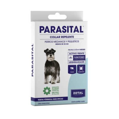 Parasital Collar Antiparasitario Para Perros Medianos Zotal