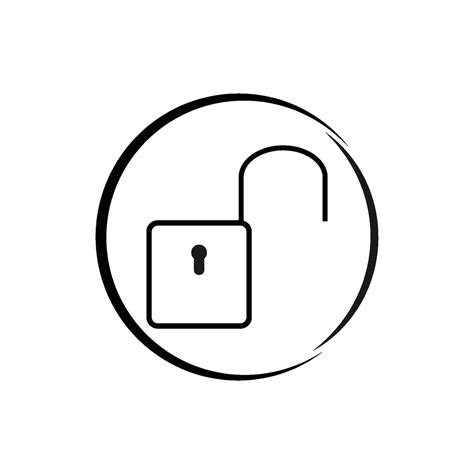 Lock Silhouette Vector Icon Vector Art At Vecteezy