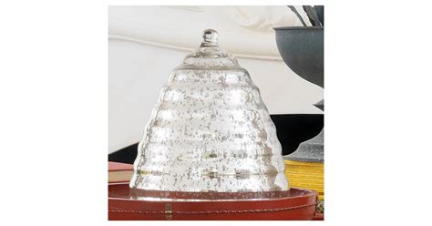 Steal Of The Day Mercury Glass Beehive Cloche Popsugar Home