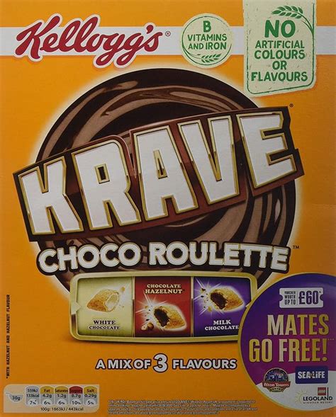 Kelloggs Krave Choco Roulette 375g Amazon Co Uk Grocery