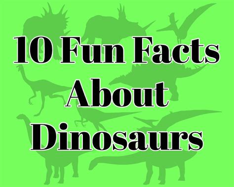 CJO Photo: 10 Fun Facts About Dinosaurs