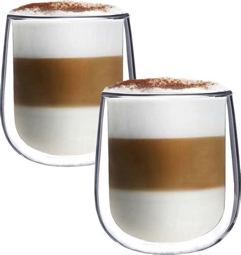 Altom Design Luxe Latte Macchiato Glazen Dubbelwandig Dubbelwandige