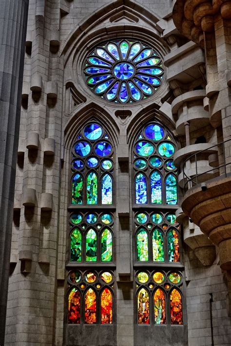 Vitraux sagrada familia Eglise Sagrada Família Eixample et