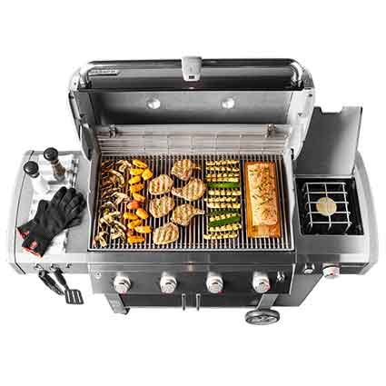 WEBER GENESIS II LX E 440 GAS GRILL Aqua Bay