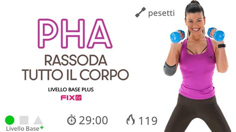 PHA Workout Allenamento Total Body Per Principianti Senza Salti YouTube