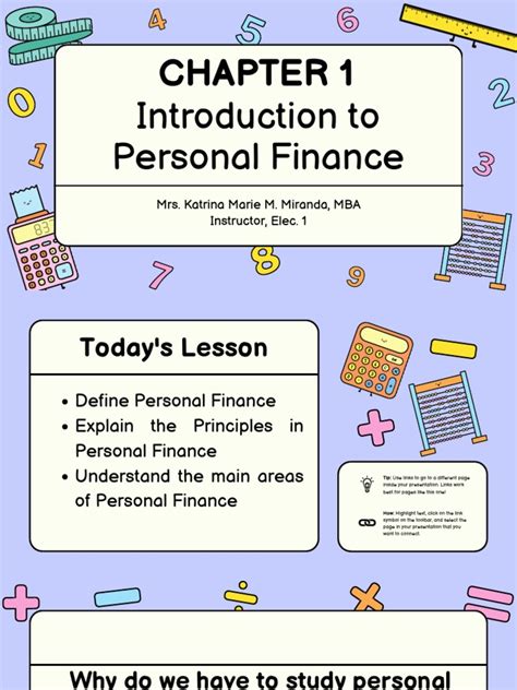 introduction  personal finance  investing credit