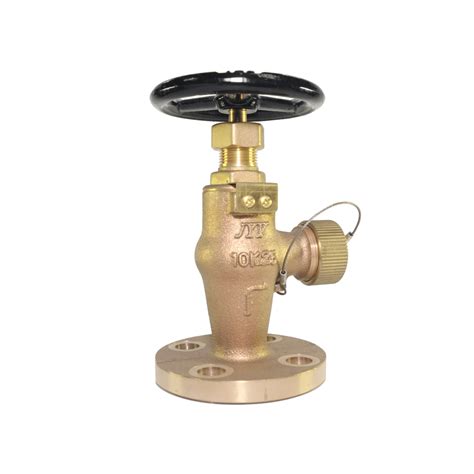 JIS F7334 HOSE VALVE ANGEL BRONZE 10K Jisnorm Valve